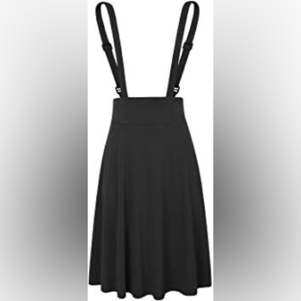 Belle Poque high waist suspender pinafore A line skirt